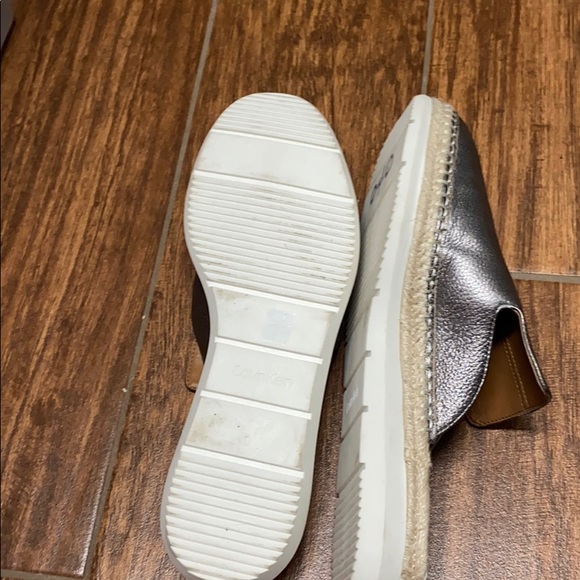 Silver Calvin Klein mules - Picture 4 of 5